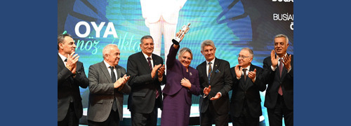 Our Chairman  Oya Coşkunöz Aktaş received the BUSIAD Doğan Ersöz Award!