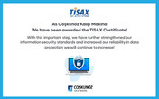 We Qualified to Receive TISAX Certificate!