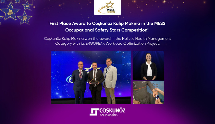 First Place Award to Coşkunöz Kalıp Makina in MESS Occupational Safety Stars Competition!