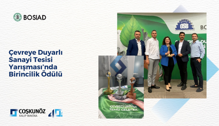 Çevreye Duyarlı Sanayi Tesisi Yarışması’nda Birincilik Ödülü!