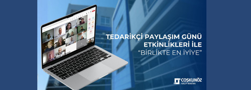 Tedarikçi Paylaşım Günü Düzenledik!