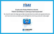 TISAX Sertifikası'nı Almaya Hak Kazandık!