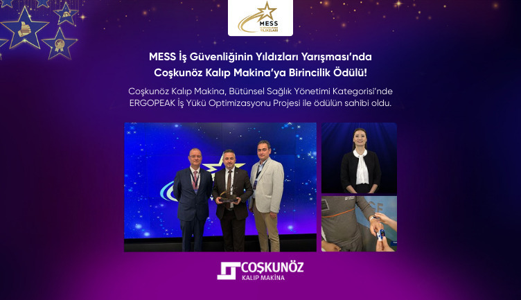 MESS İş Güvenliği Yıldızları Yarışması’nda Coşkunöz Kalıp Makina’ya Birincilik Ödülü!